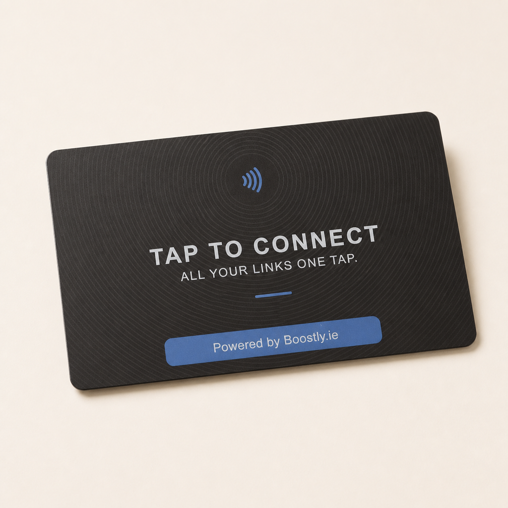 Boostly Tap Card — NFC Digital Business Card