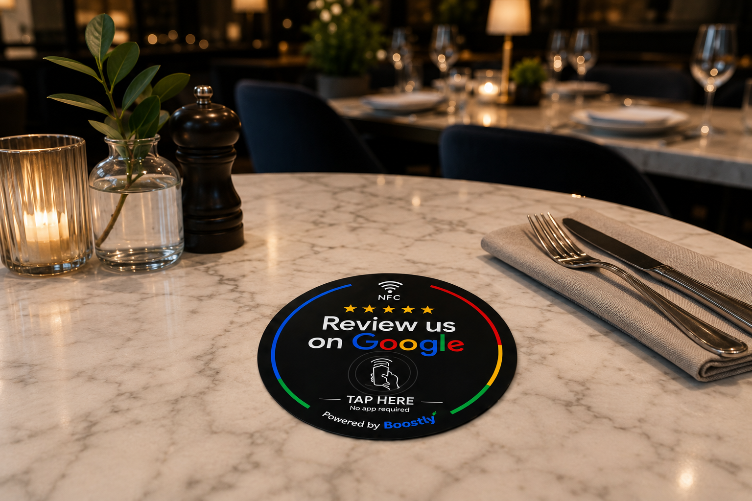 Google Review NFC Disc