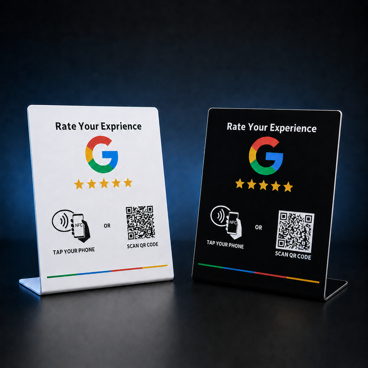 Google Review NFC & QR Stand